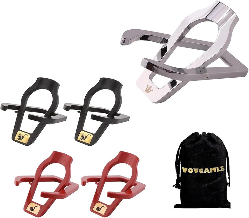 VOVCAMLS 5 Pcs Pipe Stand Holder Set, Foldable Pipe Stand Rack Holder Kit (1*Metal Stand, 4* Plastic Stands) - Image 1